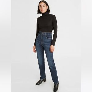 70'S HIGH RISE SLIM STRAIGHT WOMEN'S JEANS